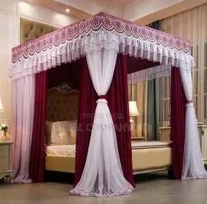 Four Stand Curtain Mosquito /King Size Bed Looks