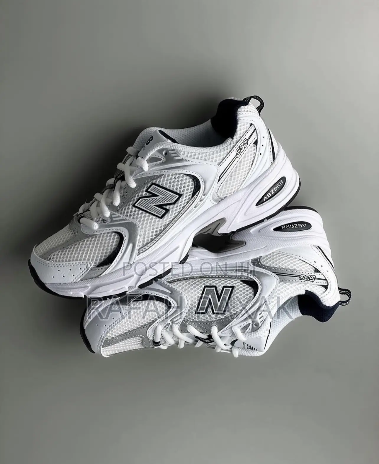 Original Men’S New Balance 530 White Cloth Trainer Sneakers