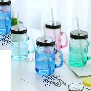 A Set of Mug Glass With Cover
