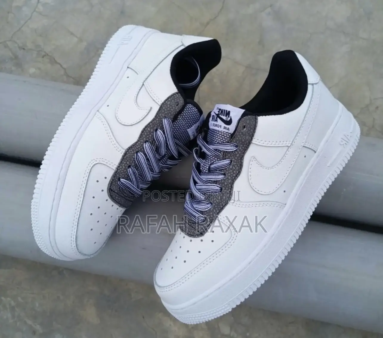 Original Unisex White Smoke Grey Nike Air Force 1
