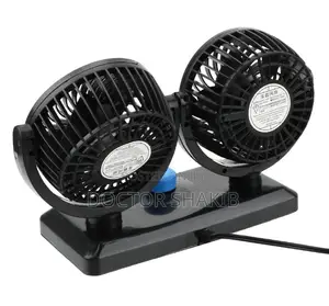 Strong Double Handheld Dashboard Vehicle Fan
