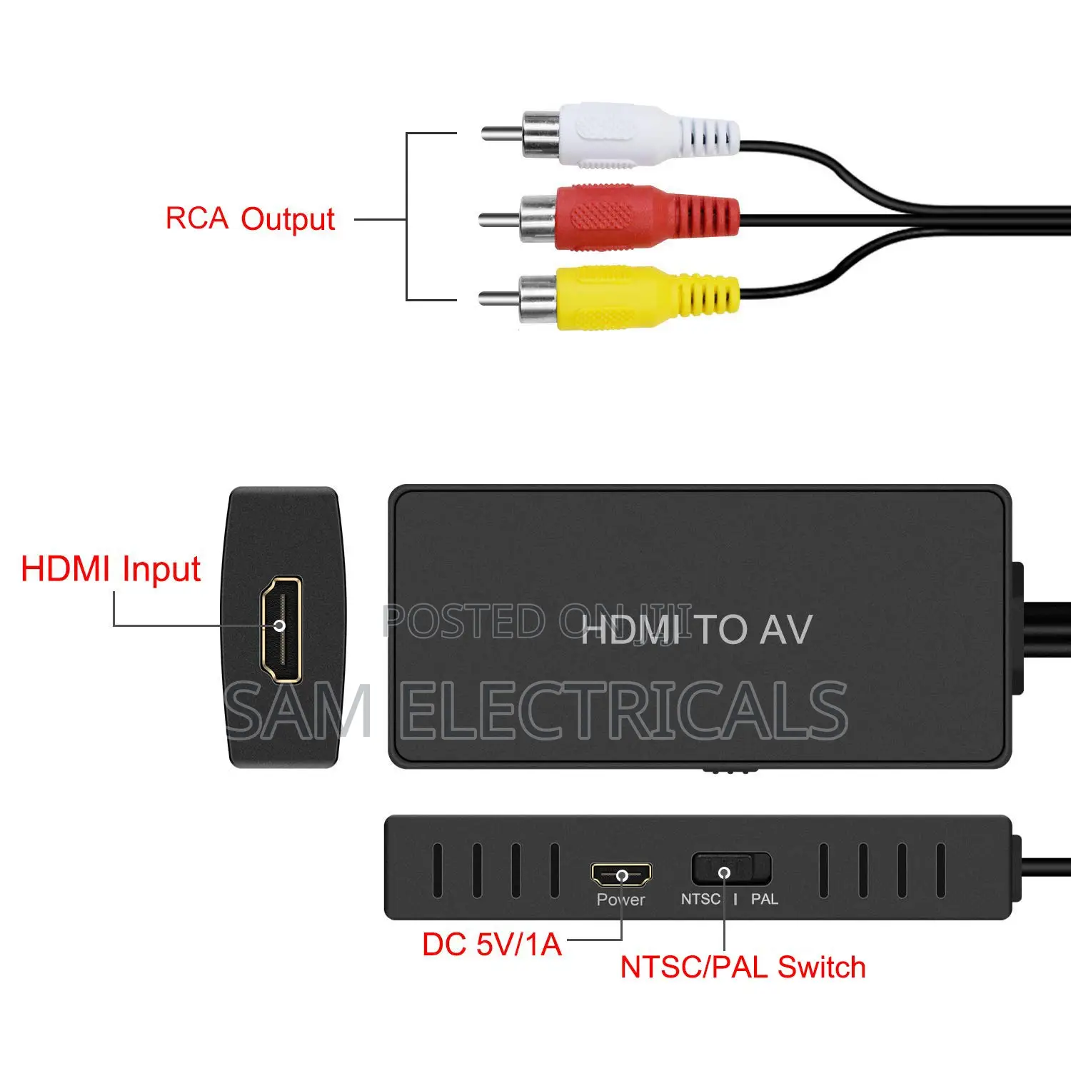 HDMI to AV Converter