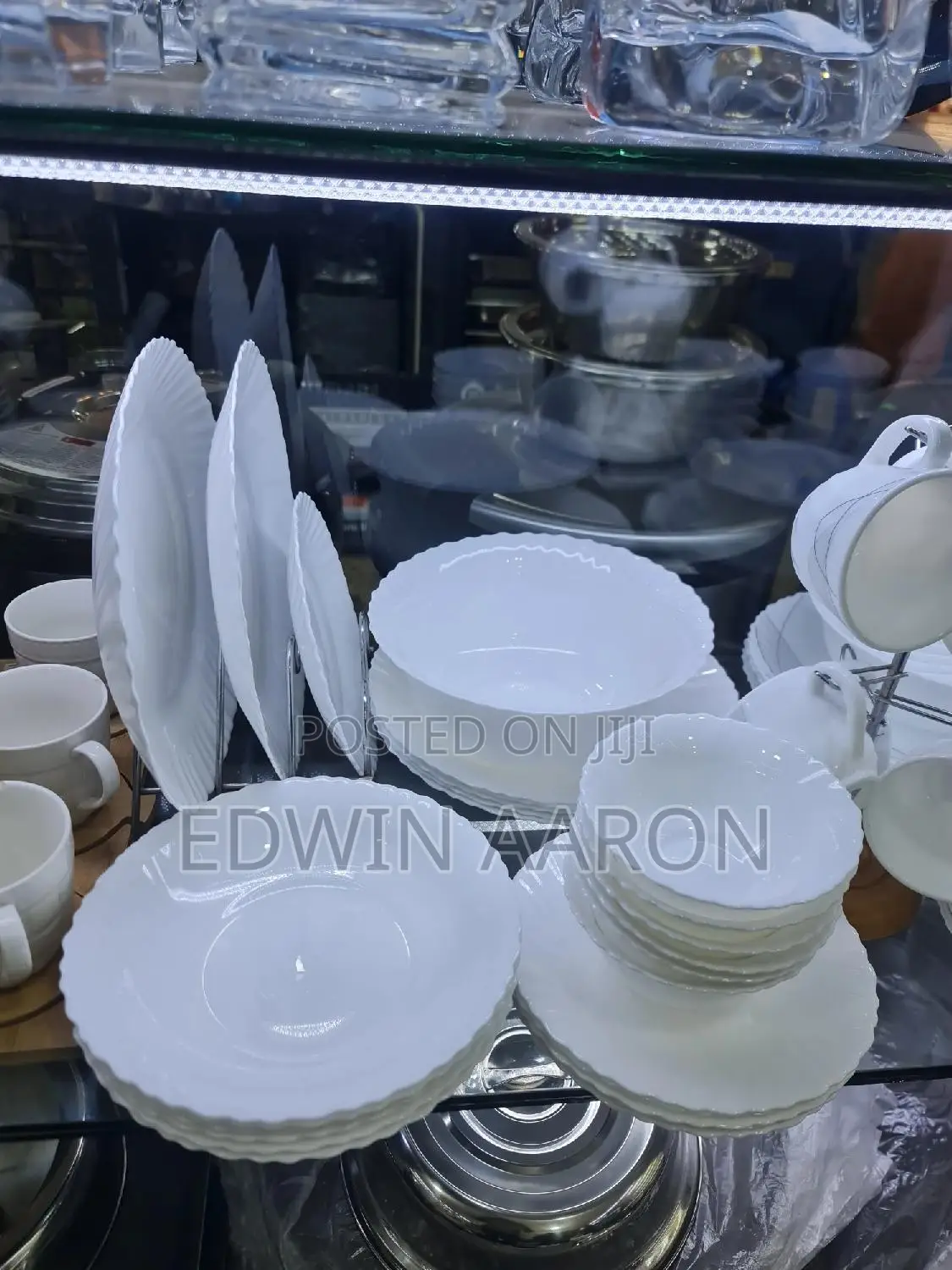 Plain White Dinner Set 26pcs