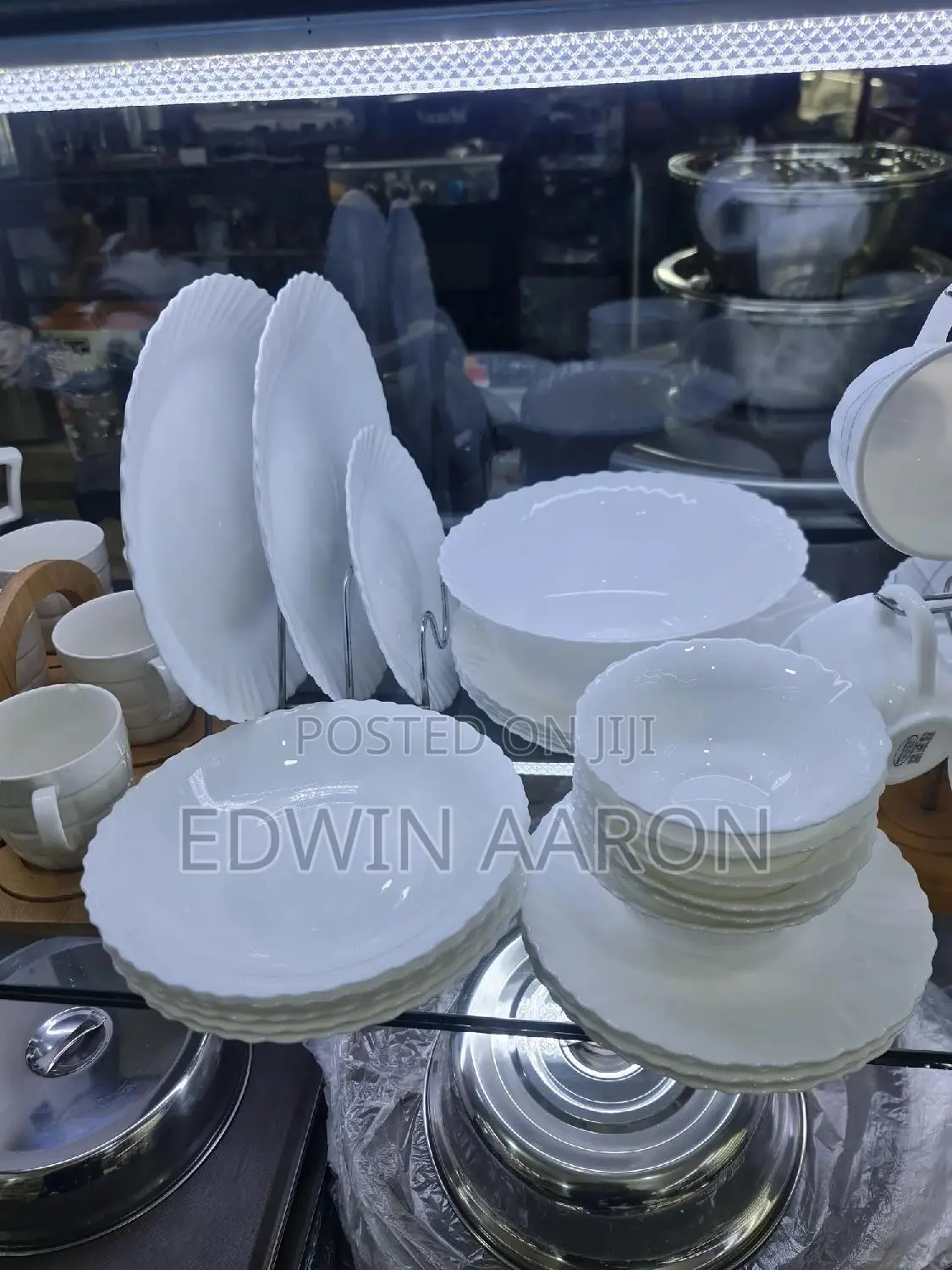 Plain White Dinner Set 26pcs