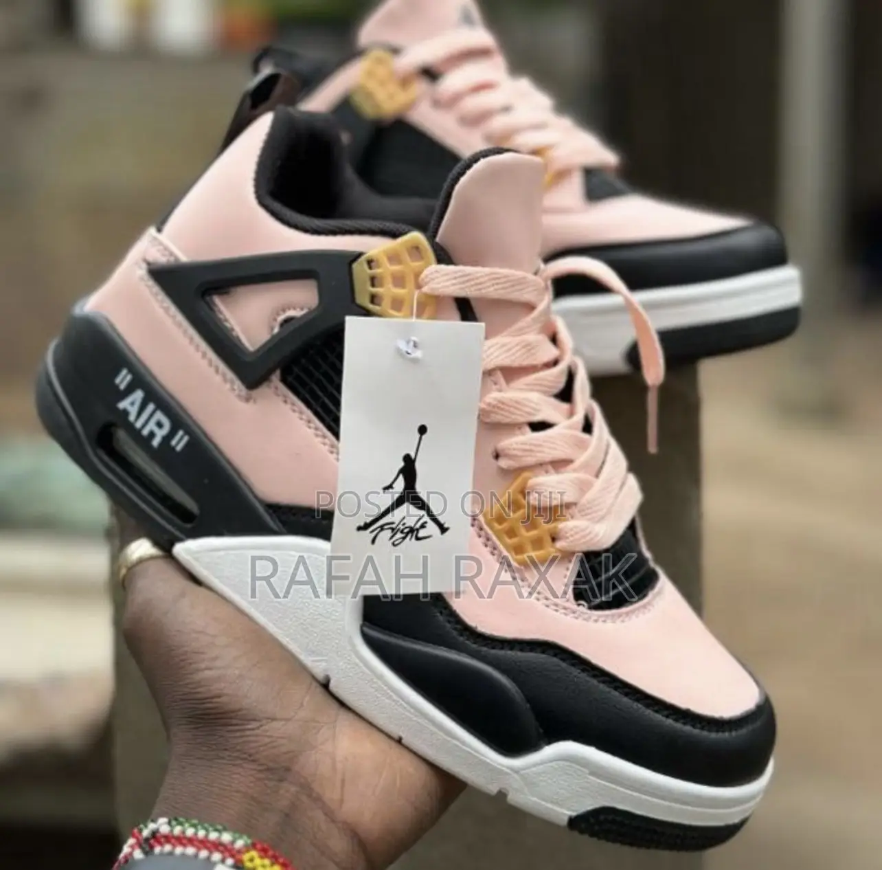 New Classic Ladies Pink Air Jordan 4 Flight