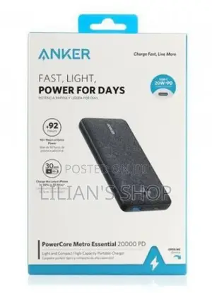 Anker Powercore Metro Essential 20W PD 20000mah Power Bank