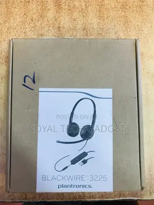 Plantronic Black Wire 3225 Headset