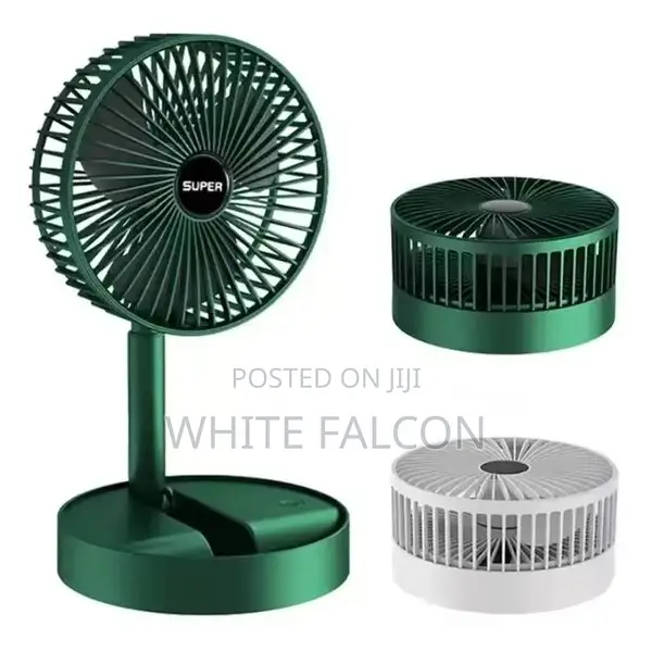Desk-Fan 3 Speed Rechargeable Foldable / Air Cooler Fan