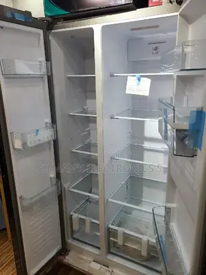 Pixel Glass Finish Fridge Side by Side