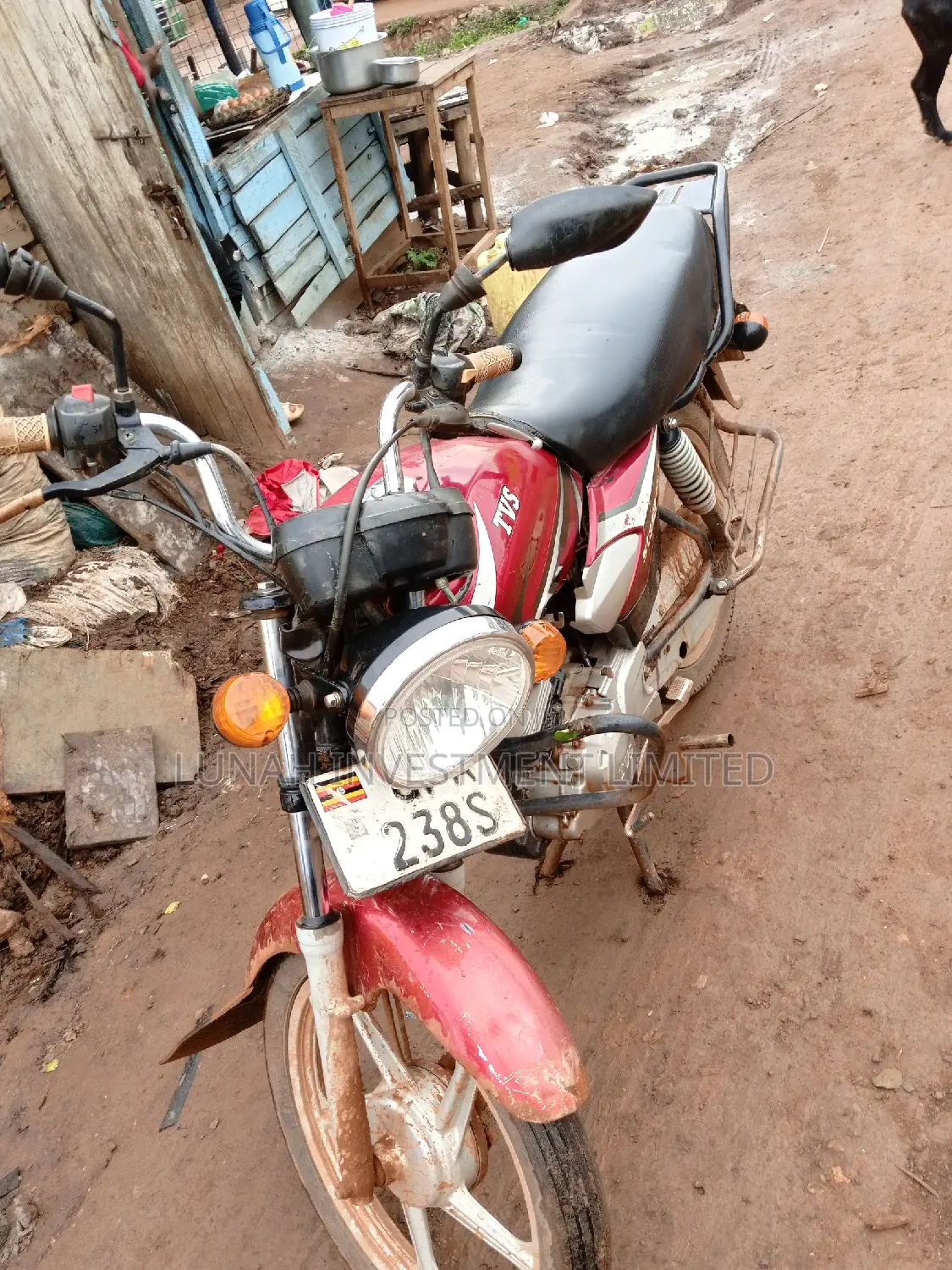TVS HLX 125 2023 Red
