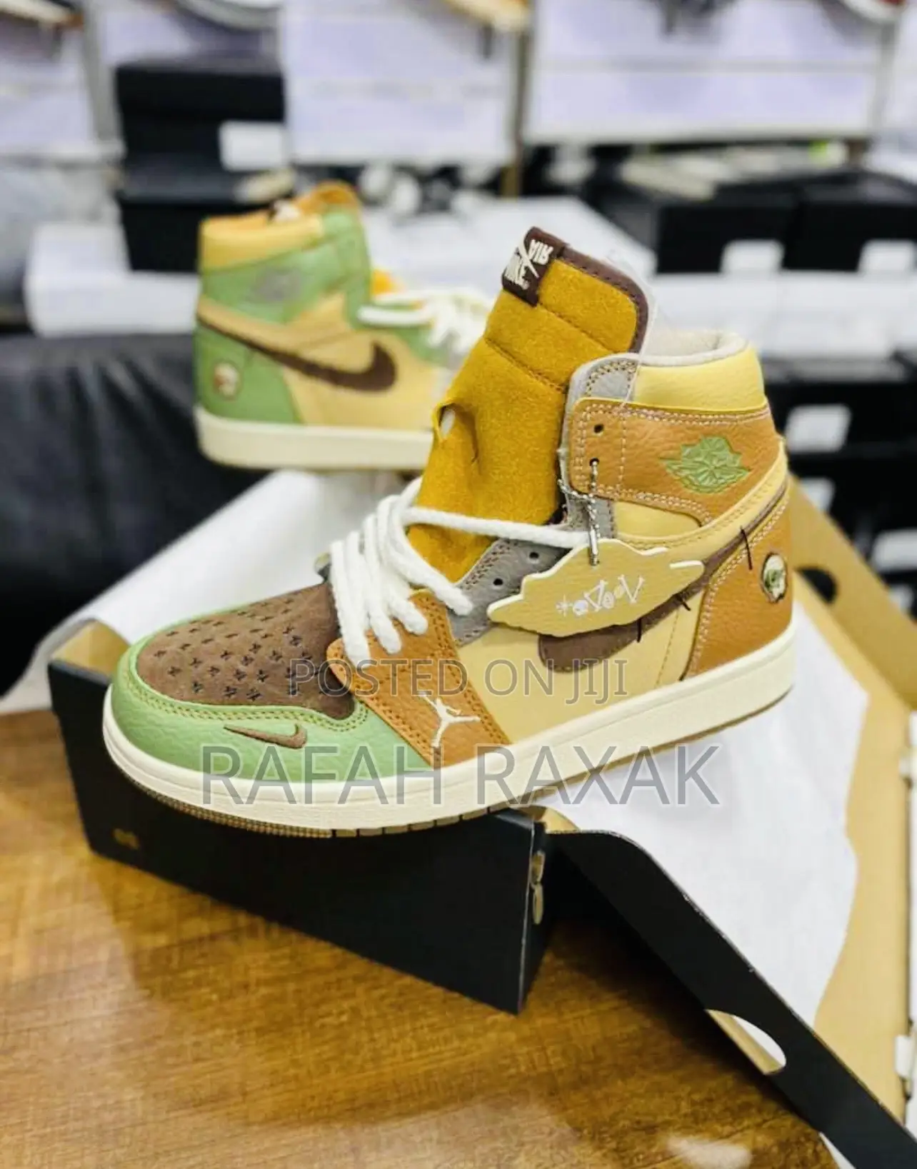 Original Air Jordan 1 Retro High OG Vodoo X Zion Sneaker
