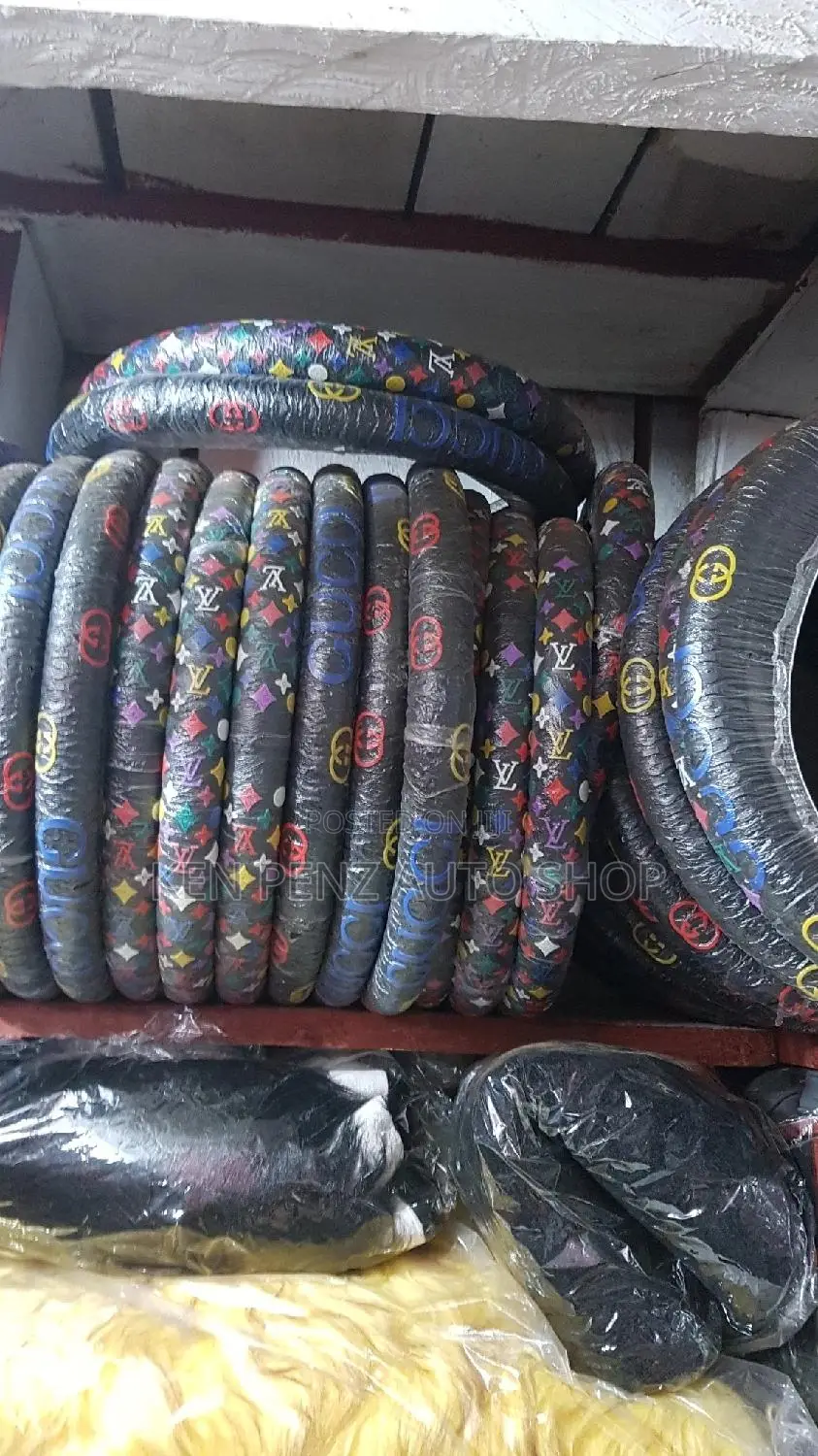 Luis Vuitton Car Steering Covers