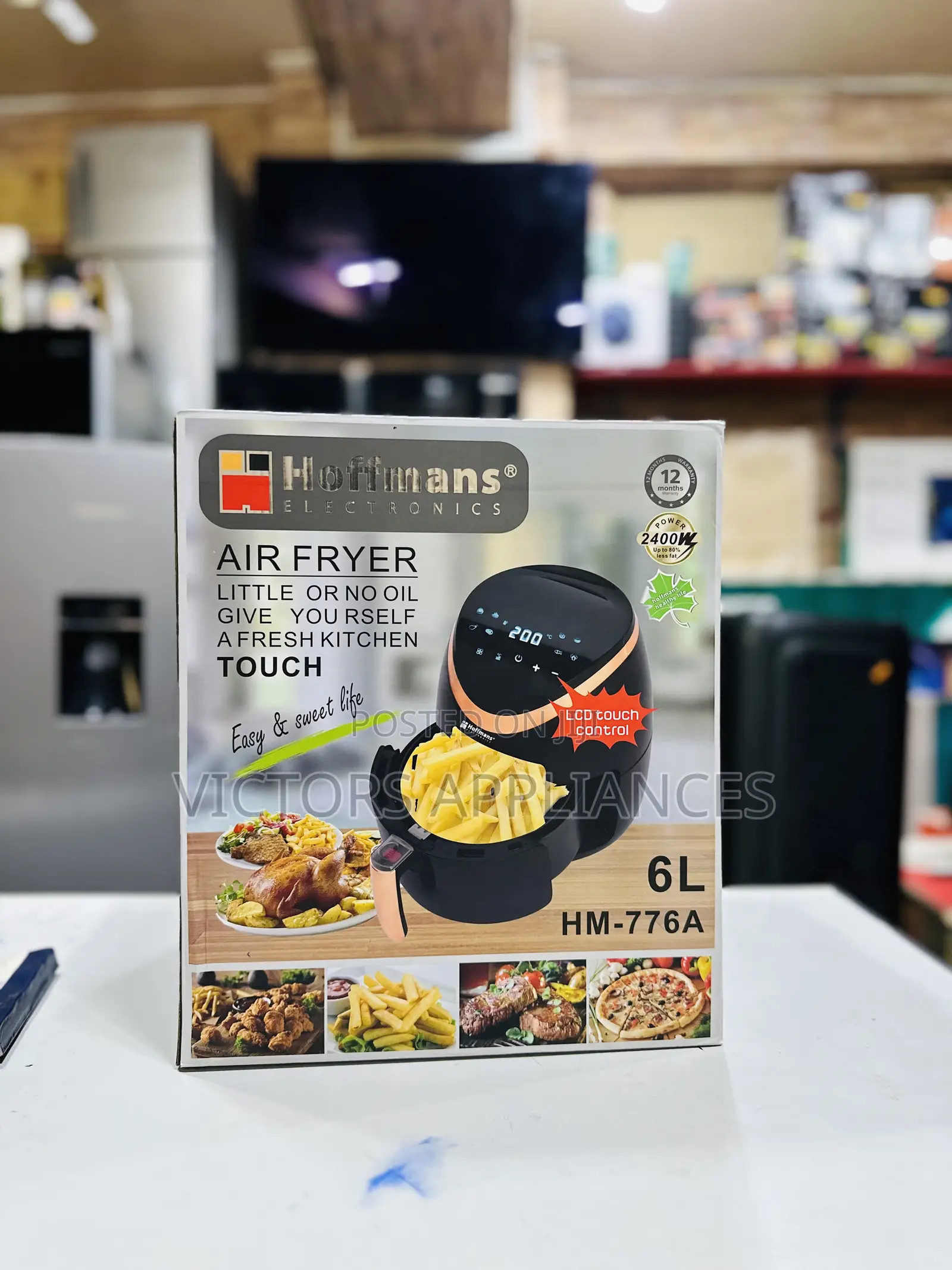 6 Liters Hoffmans Airfryer