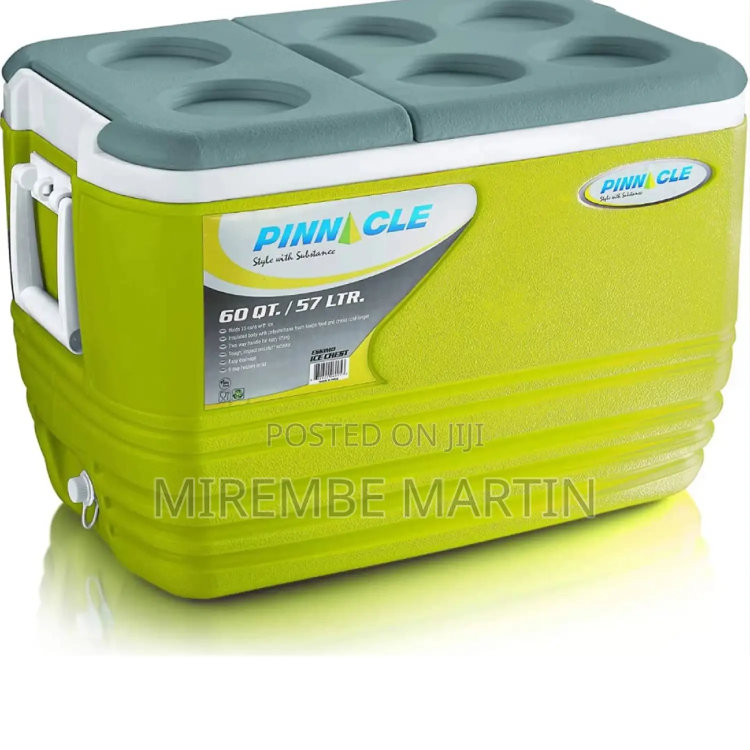 Pinnacle 57L Cooler Box.