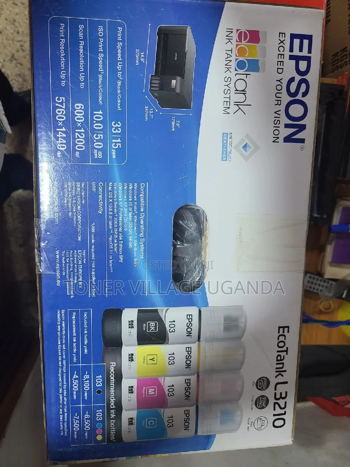 Epson L3210 A4 All-in-one Ink Tank Printer
Forphotos, Copy