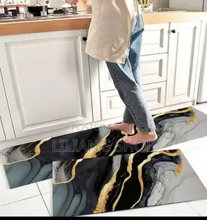 Non Slip Cushion Kitchen or Bathroom Mat Set