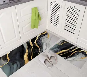 Non Slip Cushion Kitchen or Bathroom Mat Set