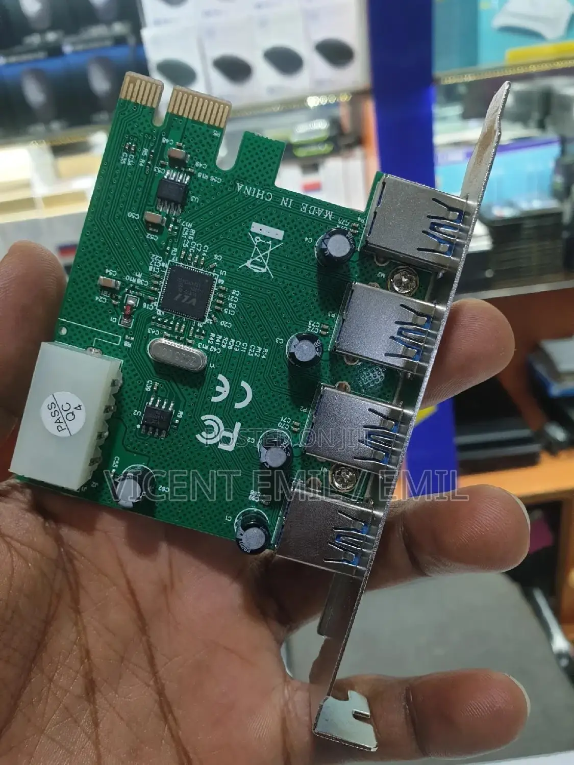 PCI Express Card USB 4 Ports