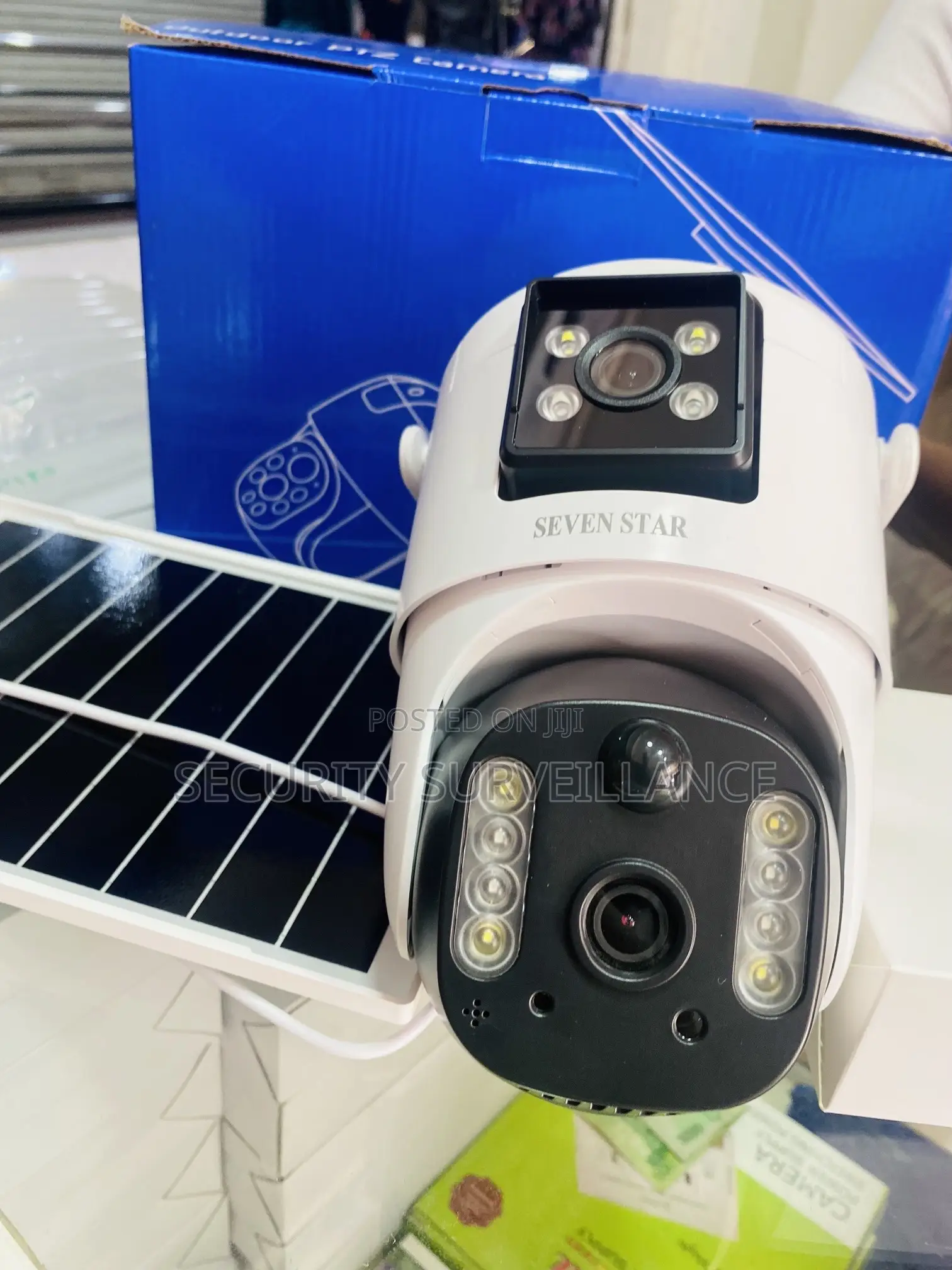 Dual Lens Solar Powered 4G Simcard Outdoor Waterproof Camera