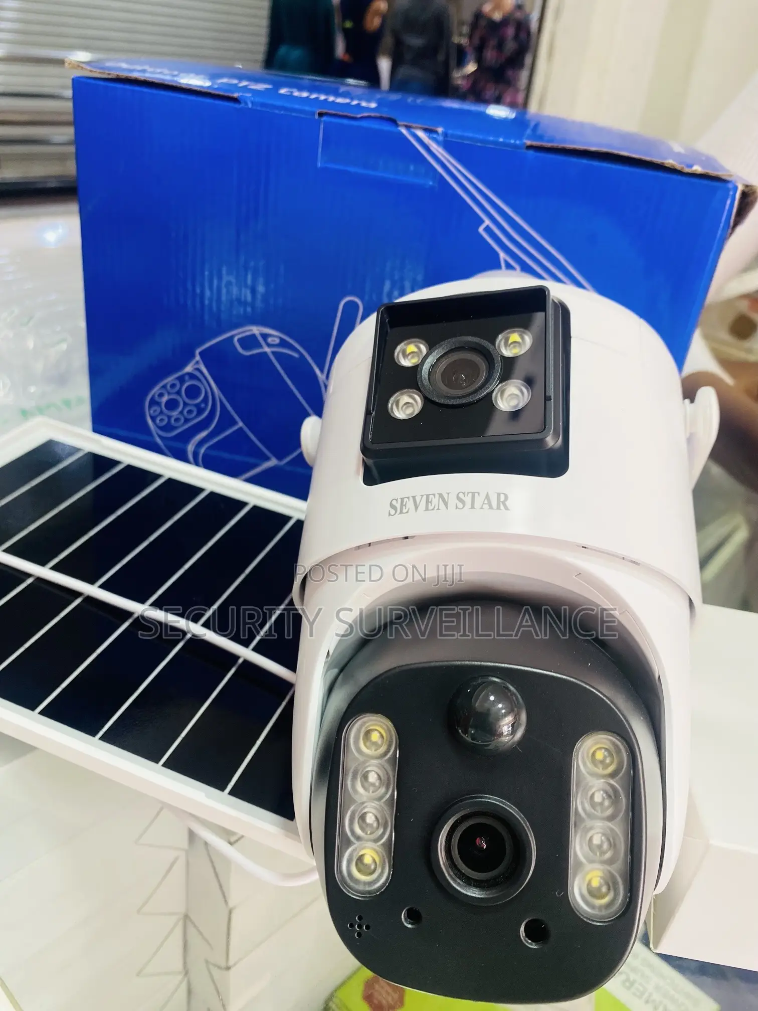 Dual Lens Solar Powered 4G Simcard Outdoor Waterproof Camera