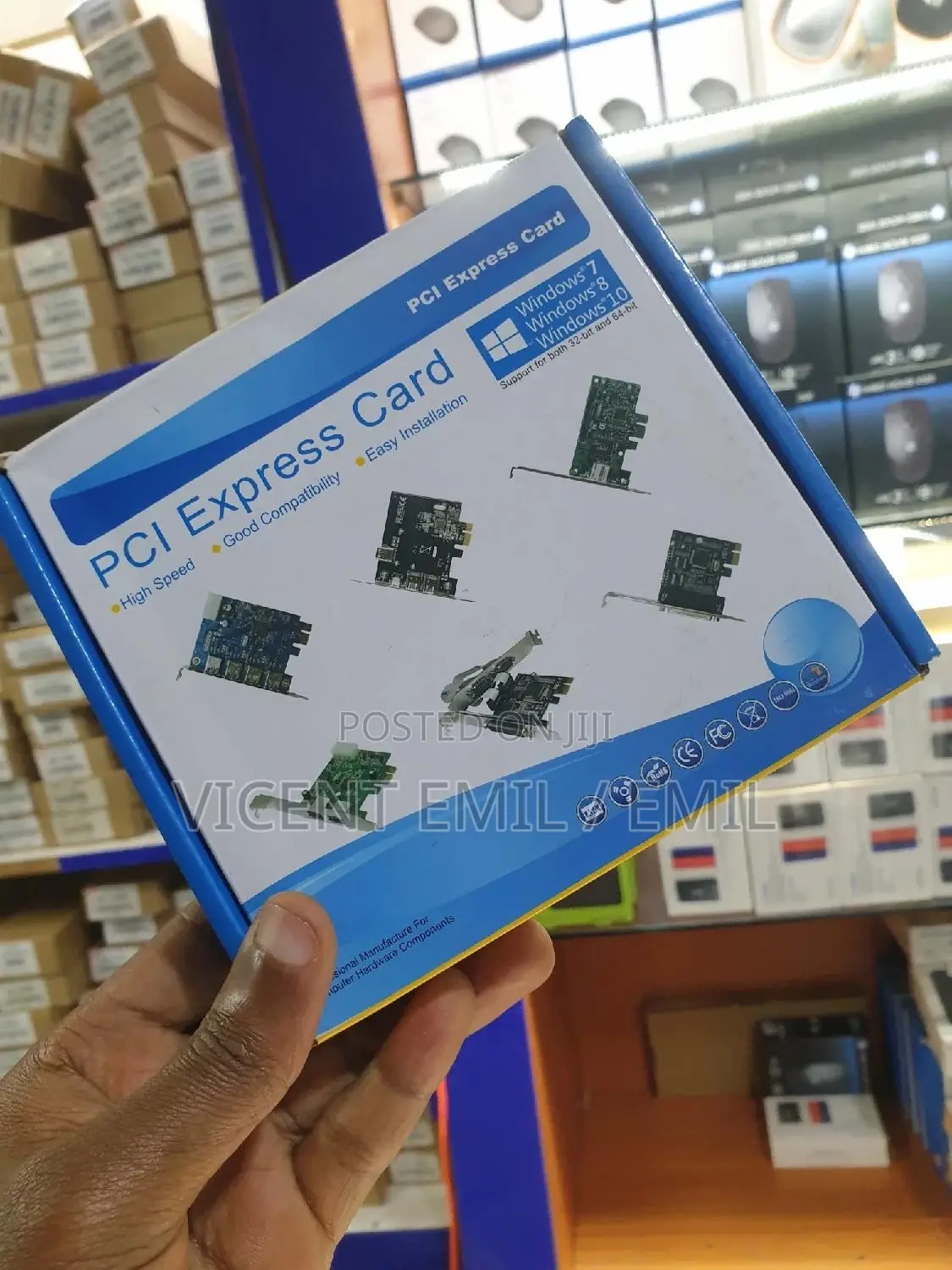 PCI Express Card USB 4 Ports