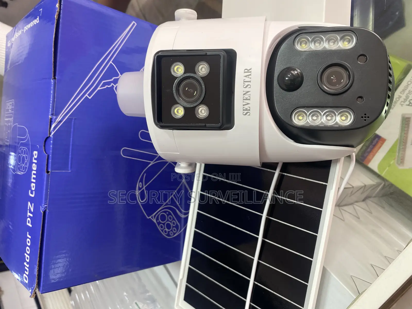 Dual Lens Solar Powered 4G Simcard Outdoor Waterproof Camera