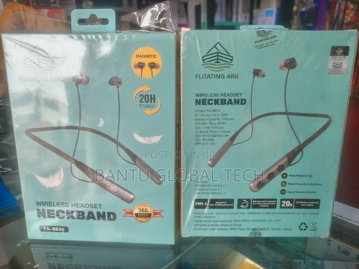 Wireless Headset Neckband