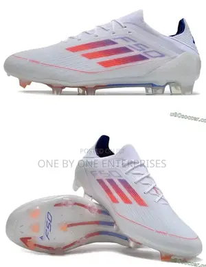 Adidas F50 Adizero FG Firm Ground Soccer Boots- White