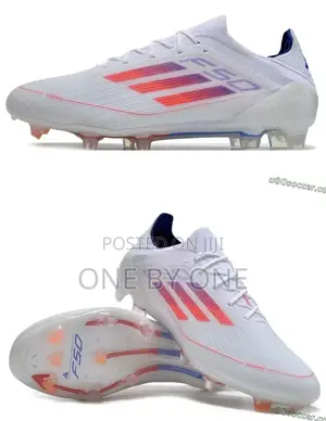 Adidas F50 Adizero FG Firm Ground Soccer Boots- White