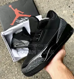 Original Black Nike Air Jordan 3 Retro Sneaker