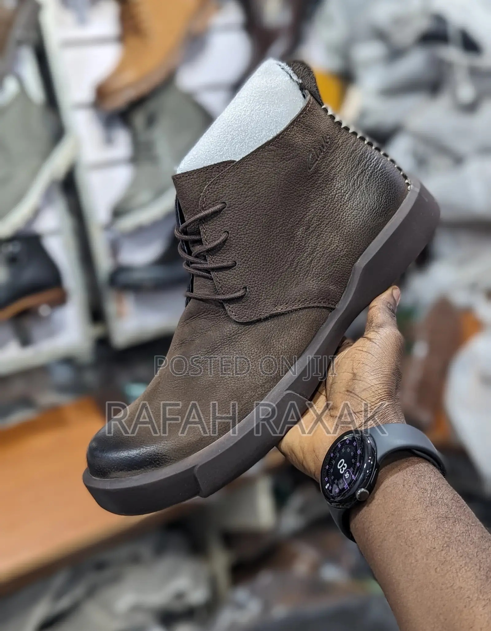 Original Clarks Casual Leather Ankle Boots