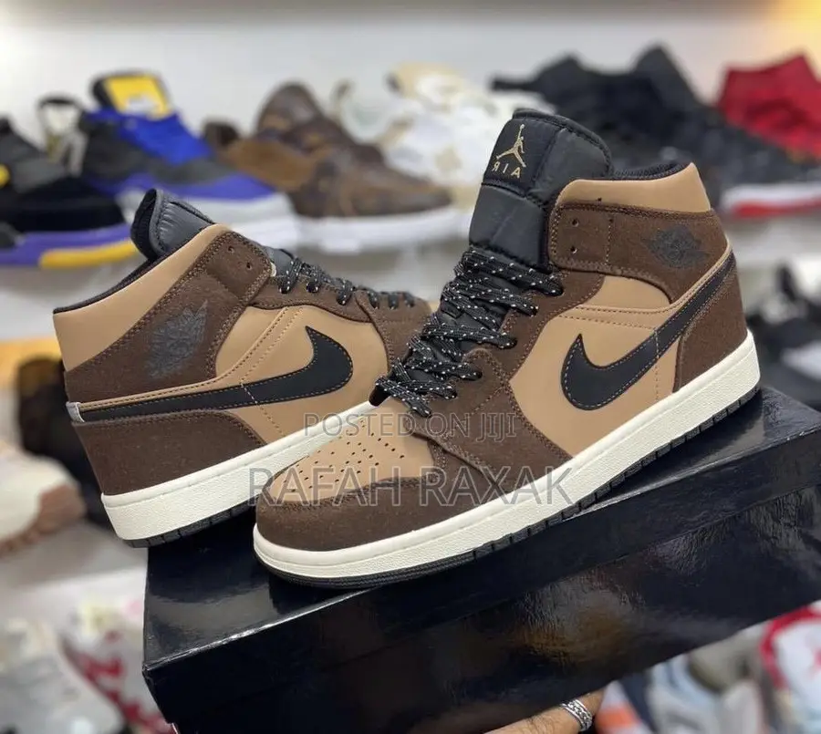 Original Unisex Nike Air Jordan 1 Mid SE Earth Tone Sneaker