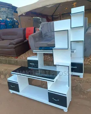 Black and White Tv Stand B