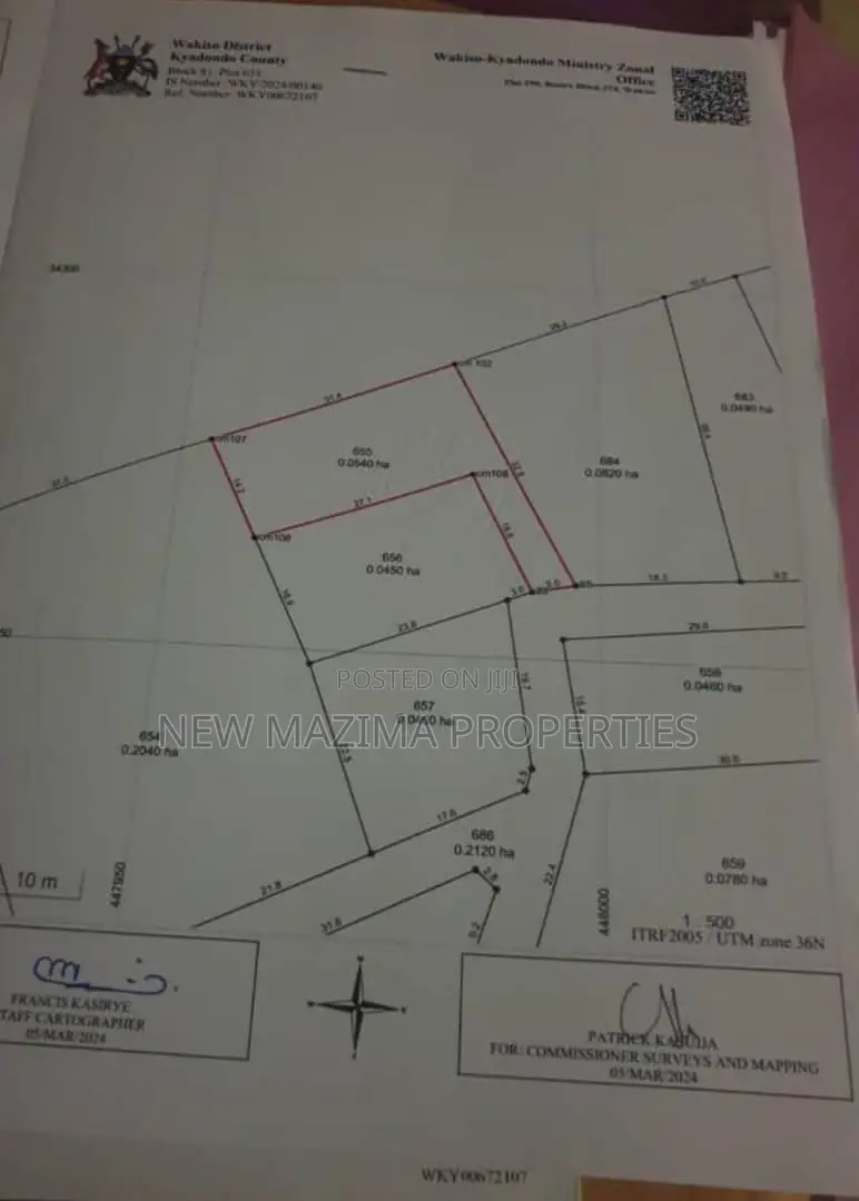 Arleady Private Mile Titled Plot Onquicksale in Matuga Town