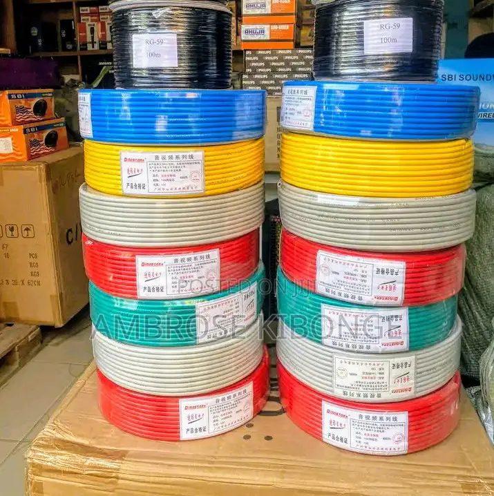 Brand New Original Roll Wire 100yards Microphone Audio Cable