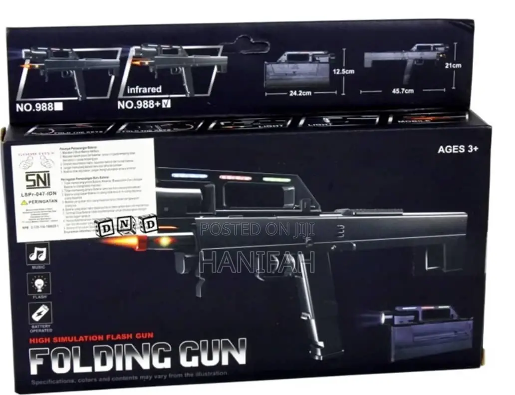 Kids Folding Toy Gun