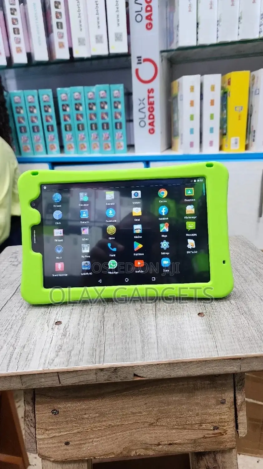 Modio 128 Kids Tablet 8 Inches With Strong Cover Case 256gb