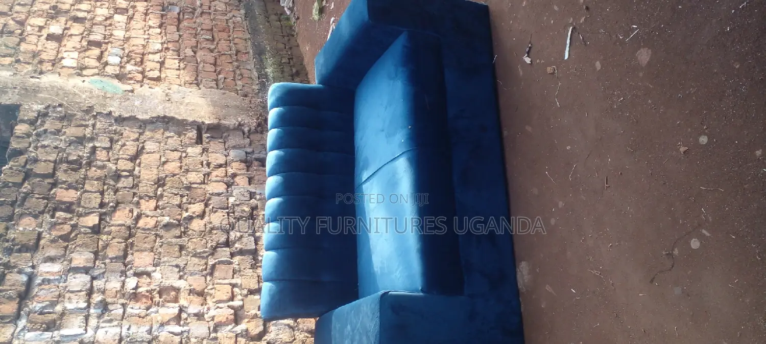 2 Seater Sofa Set in Blue Colour