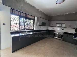 Black Galaxy and White Marble Countertops