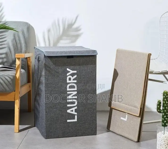 Modern Hamper Laundry Basket/ Bag With a Lid