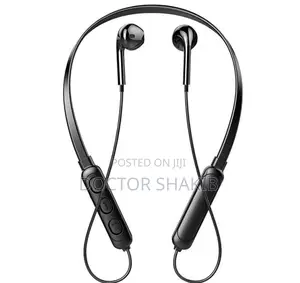 Original Bluetooth Neckband Earphones- Black