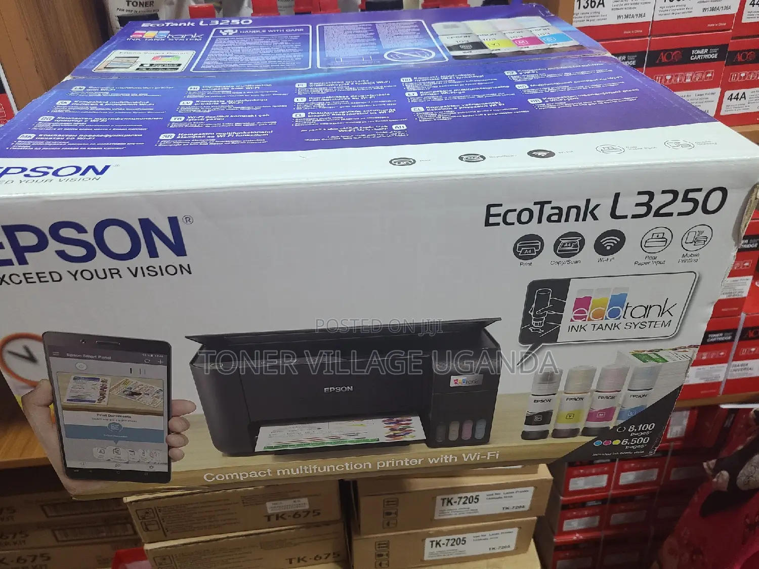 L3250
Epson Ecotank Wi-fi All-in-one Printer Original