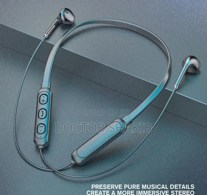 Neck Hanging Wireless Bluetooth Earphones Sports Earbuds