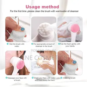 FACIAL CLEANSING BRUSH | Double Side Skin Care Face Cleaning