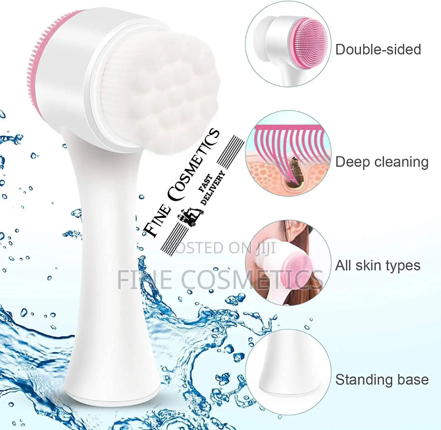 FACIAL CLEANSING BRUSH | Double Side Skin Care Face Cleaning