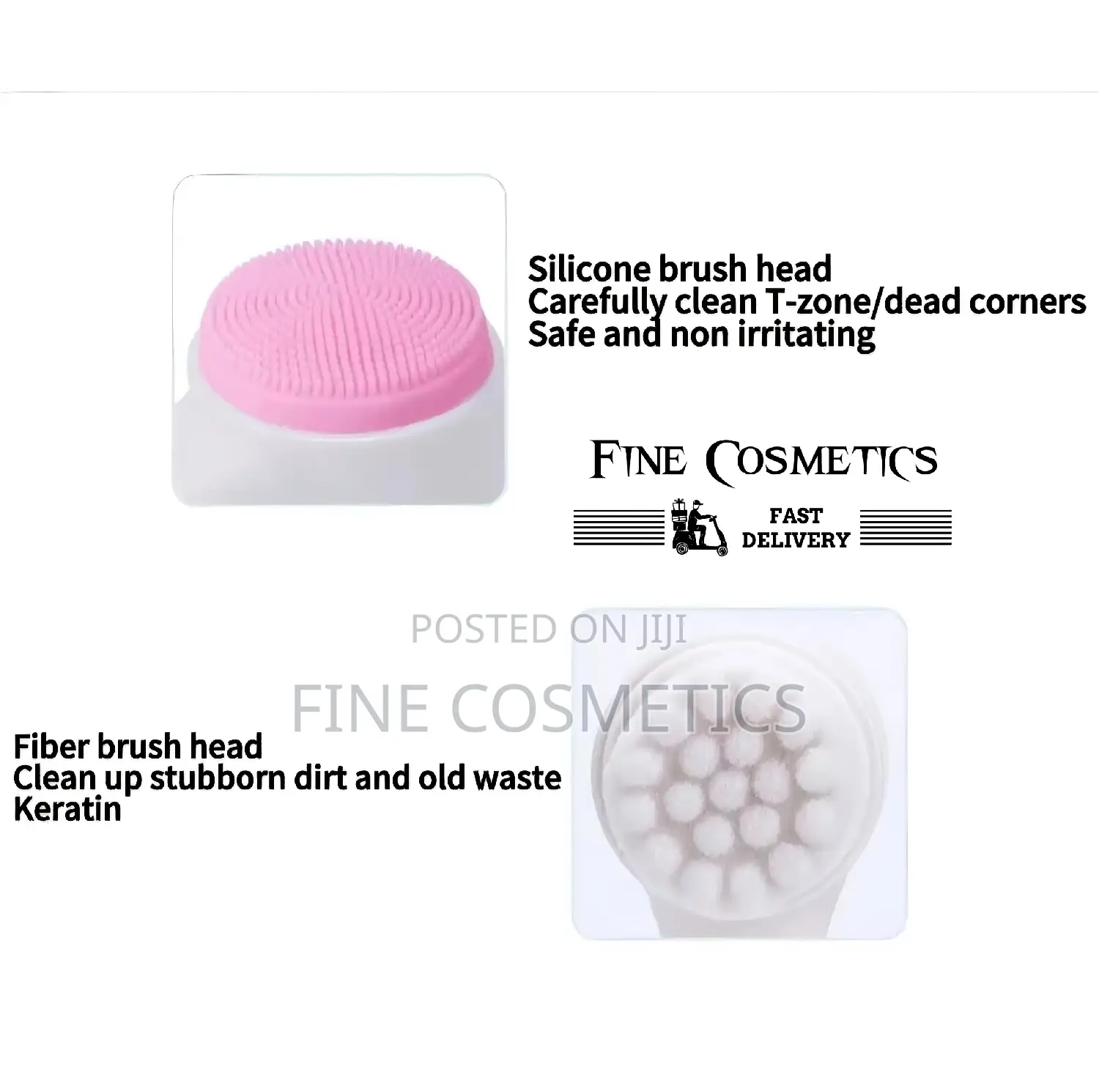 FACIAL CLEANSING BRUSH | Double Side Skin Care Face Cleaning
