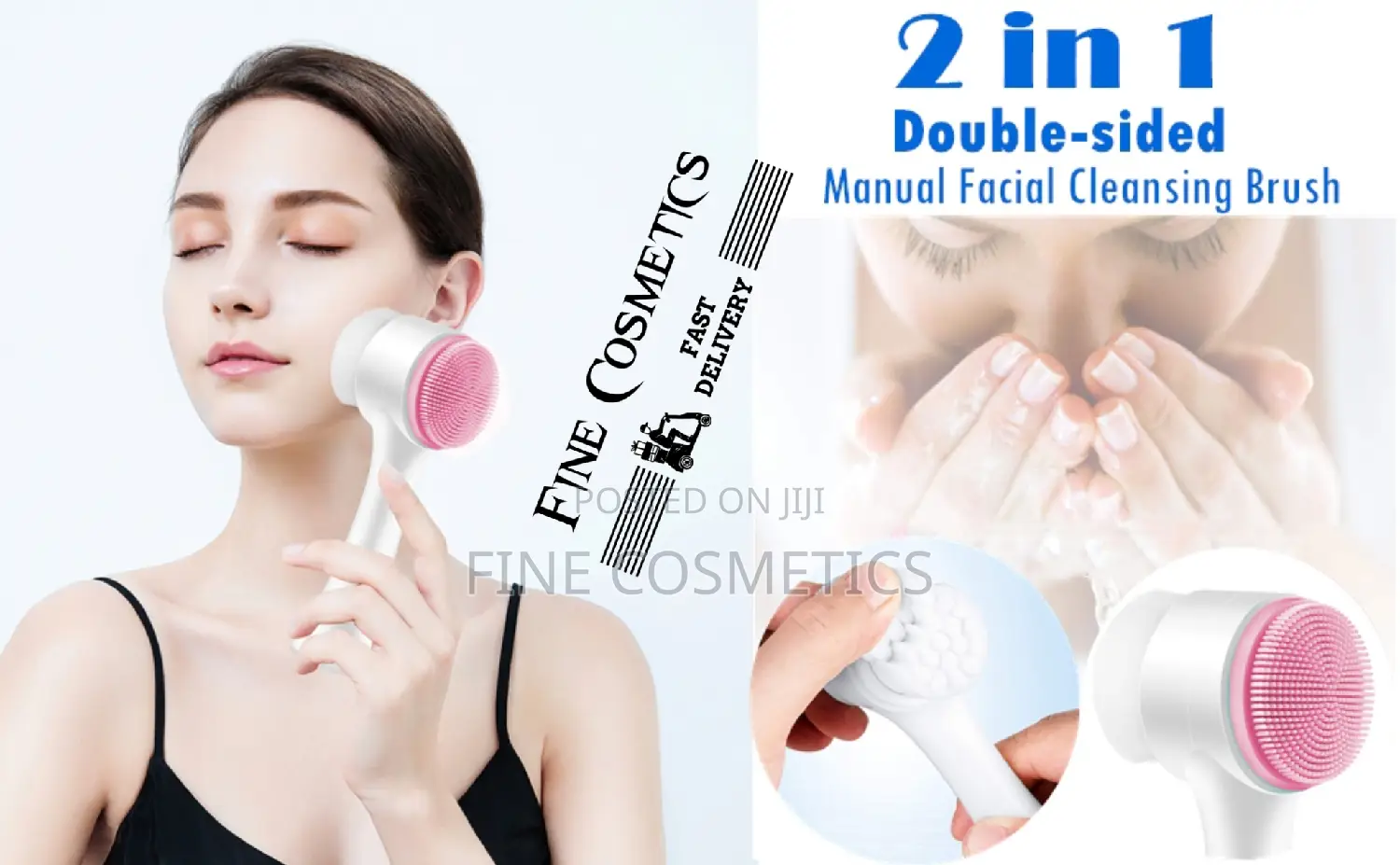FACIAL CLEANSING BRUSH | Double Side Skin Care Face Cleaning