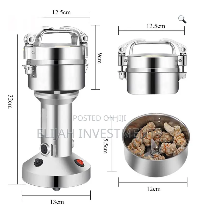 Electric Grain Mill Cereal Spice Grinder