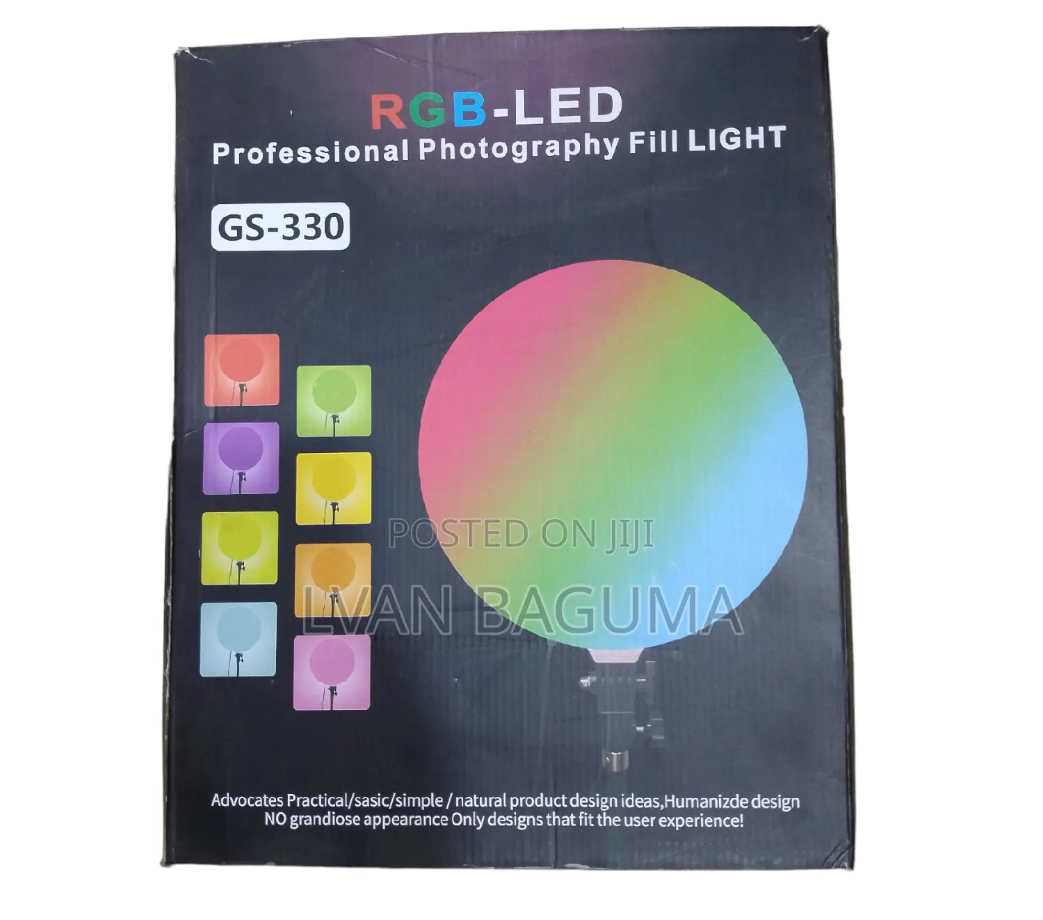 Round RGB LED Professional Photography Fill Light
