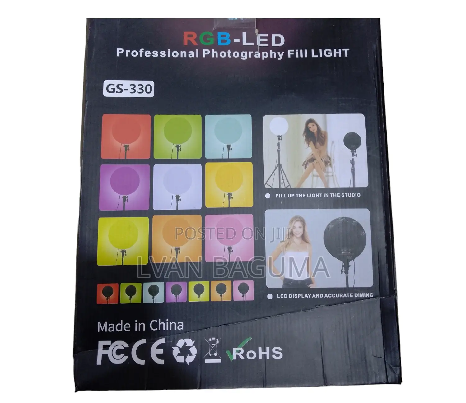 Round RGB LED Professional Photography Fill Light